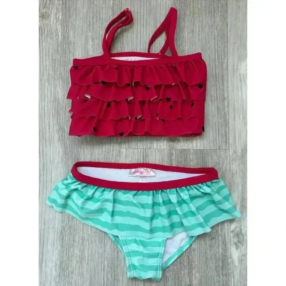 Bmagical by Btween | Kids Toddler Watermelon Bathing Suit 2 Piece | 4